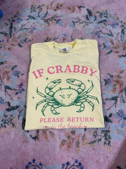 OOPSIE crabby cc shirt | Medium | READY TO SHIP