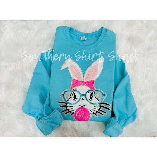 Bubblegum Bunny Patch Sweatshirt