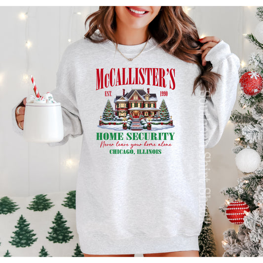 McCallister’s Home Security | Ash Gray Sweatshirt