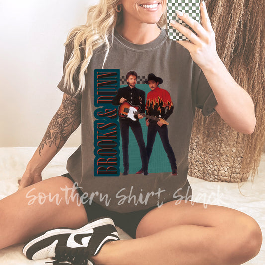 Br00ks & Dunn Comfort Colors tee | Pepper