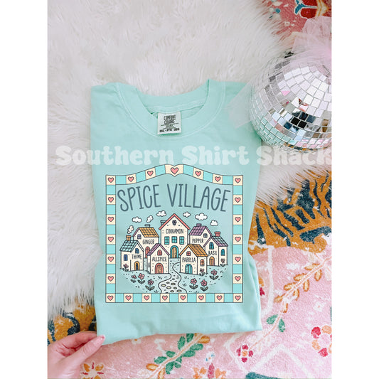 Spice Village Comfort Colors tee | Island Reef