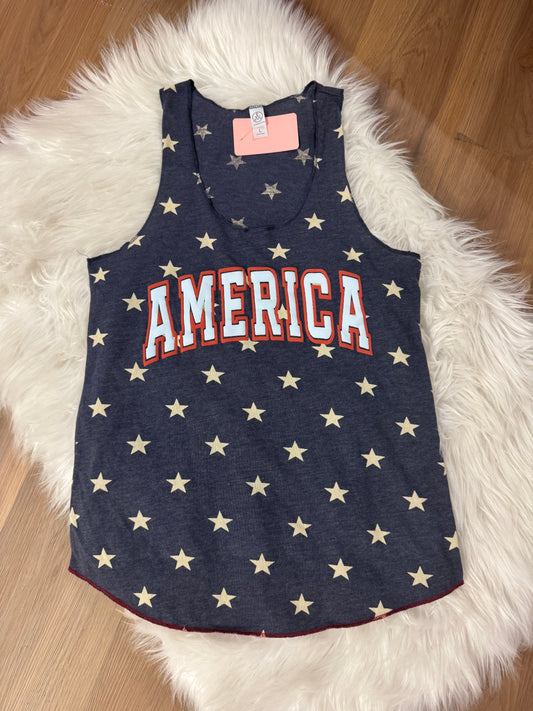 America Star Tank | L | READY TO SHIP