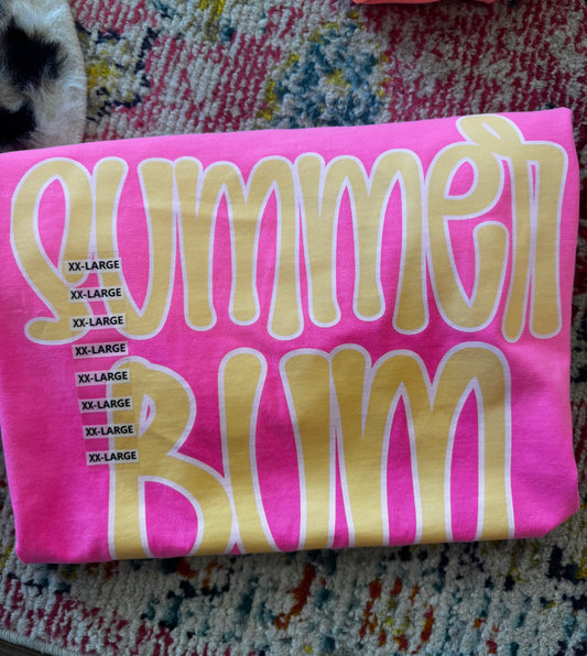 SUMMER BUM TEE SALE | READY TO SHIP | NO COUPON CODES ALLOWED