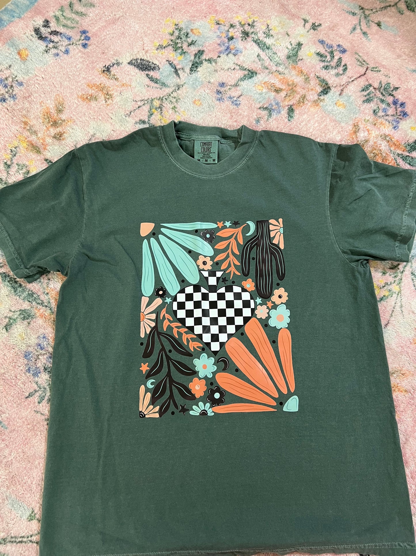 OOPSIE cactus spade  green shirt | M | READY TO SHIP