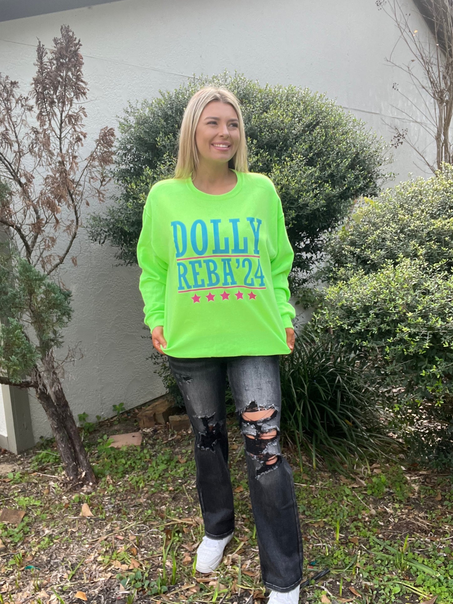 Dolly Reba 24 Neon Sweatshirt