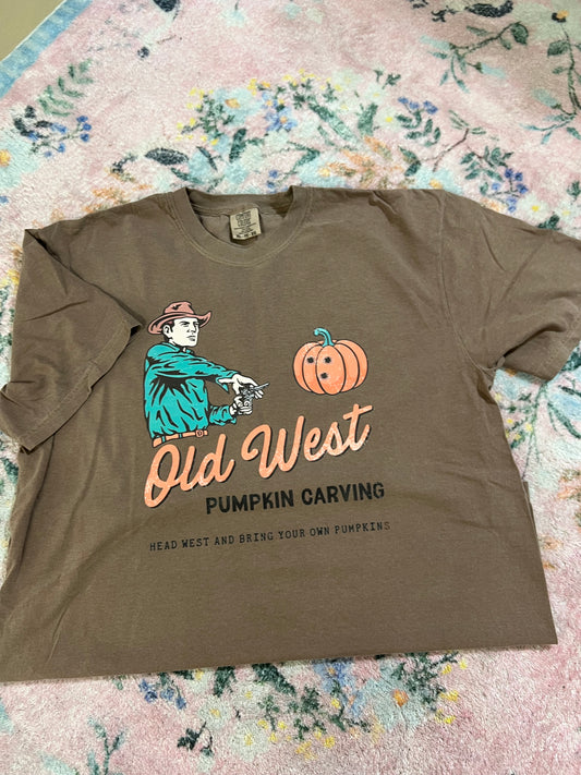 OOPSIE old west pumpkin shirt | XL | READY TO SHIP