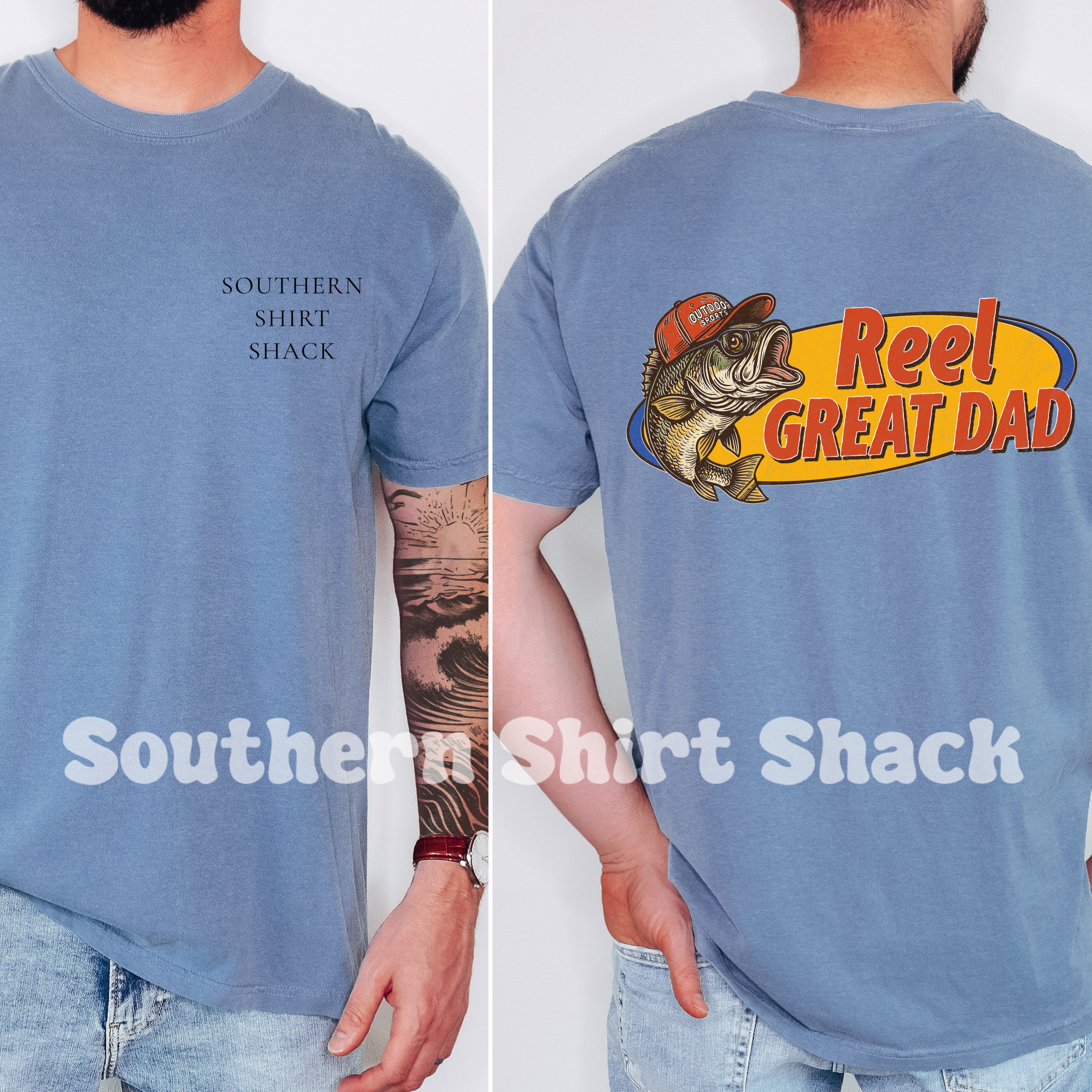 Reel Great Dad | Blue Jean CC tee – Southern Shirt Shack