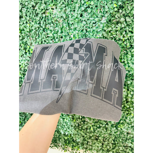 Checkered Mama Bolt CC tee | Pepper