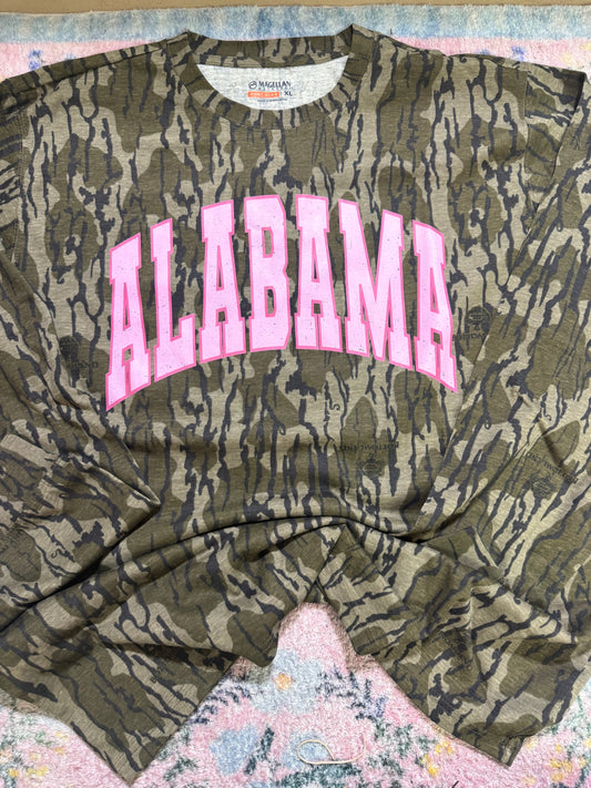 Alabama long sleeve Camo Tee | xl | READY TO SHIP