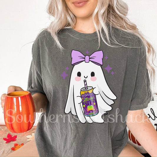 Trendy Ghoul Drink | MULTIPLE OPTIONS | Pepper Comfort Colors Tee