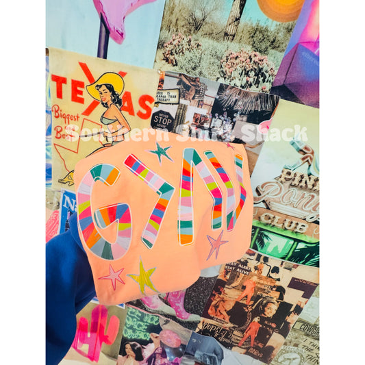 God is Greater | Neon Cantelope Comfort Colors Tee