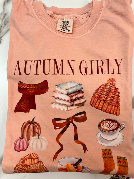 Autumn Girly Large CC tee | ready to ship