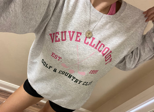 VC golf & country club preppy sweatshirt