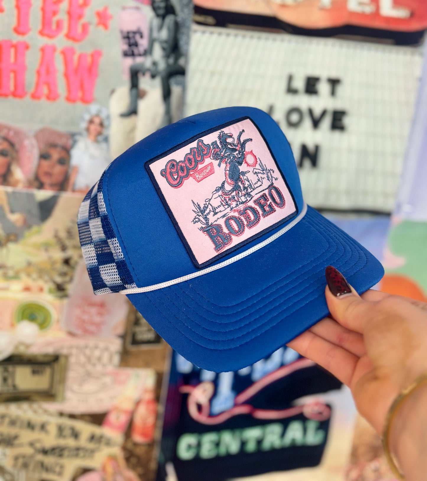 Rodeo Beer Royal Blue Trucker Hat | READY TO SHIP