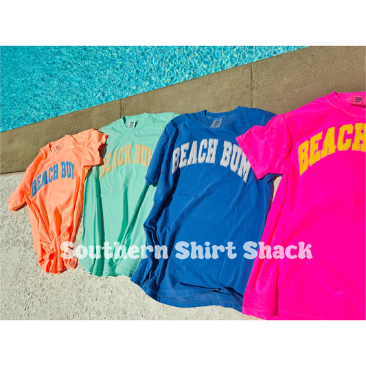 BEACH BUM PUFF TEES | Comfort Colors