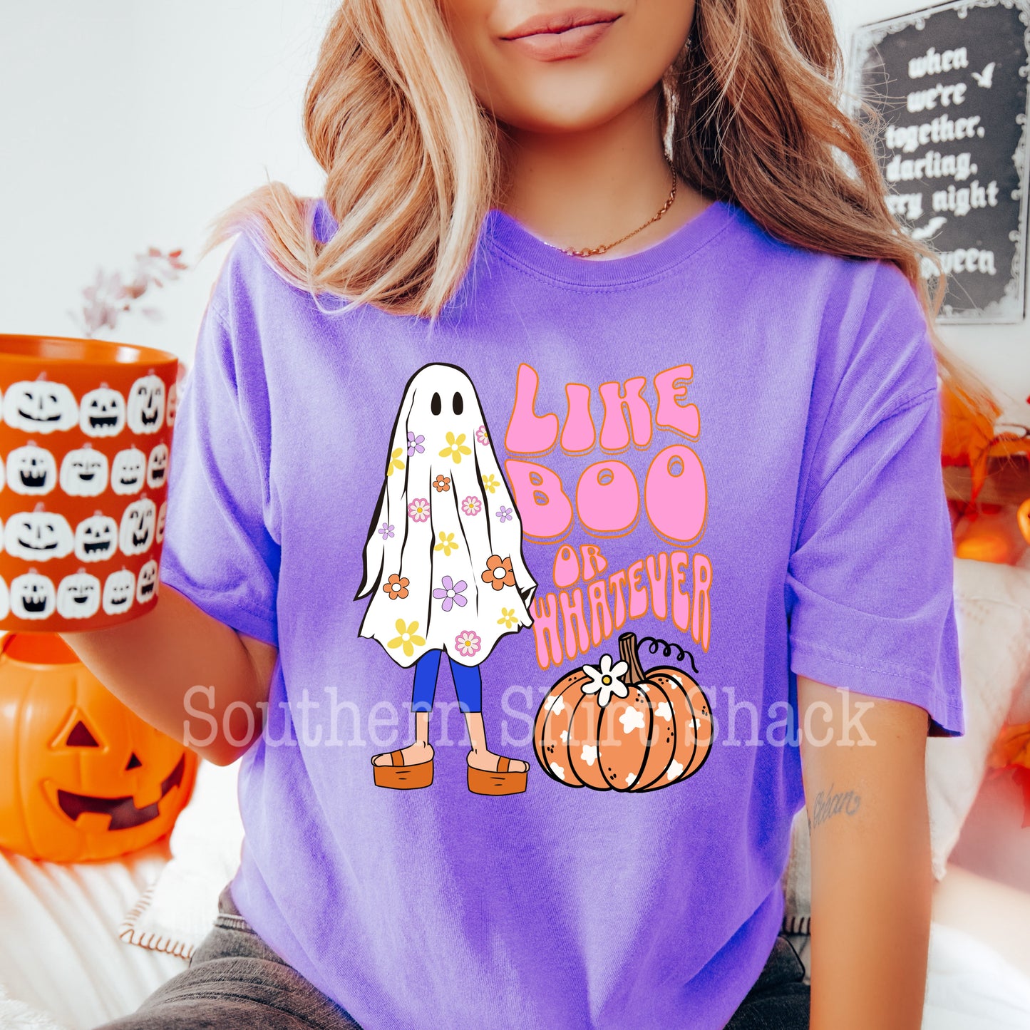 Groovy Halloween Lizzie | Violet CC tee