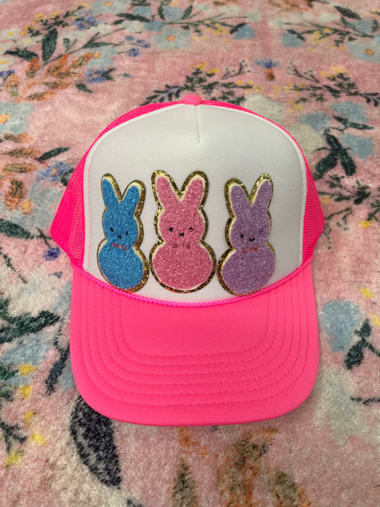 Oopsie 3 bunny trucker hat