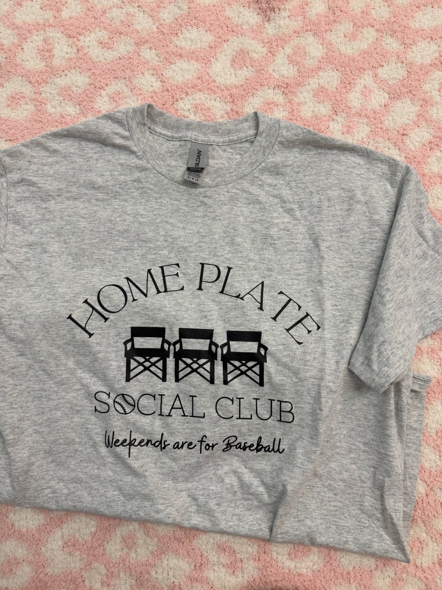 Home plate social club  T shirt | m | READY TO SHIP