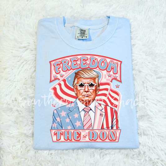 Freedom the Don Comfort Colors tee | Chambray