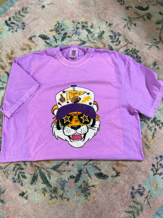 OOPSIE purple tiger shirt | XL | READY TO SHIP