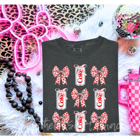 Coquette Diet Cola Collage | Pepper Comfort Colors Tee