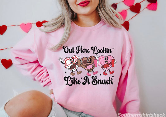 Trio Snack Cakes | Light Pink Sweatshirt