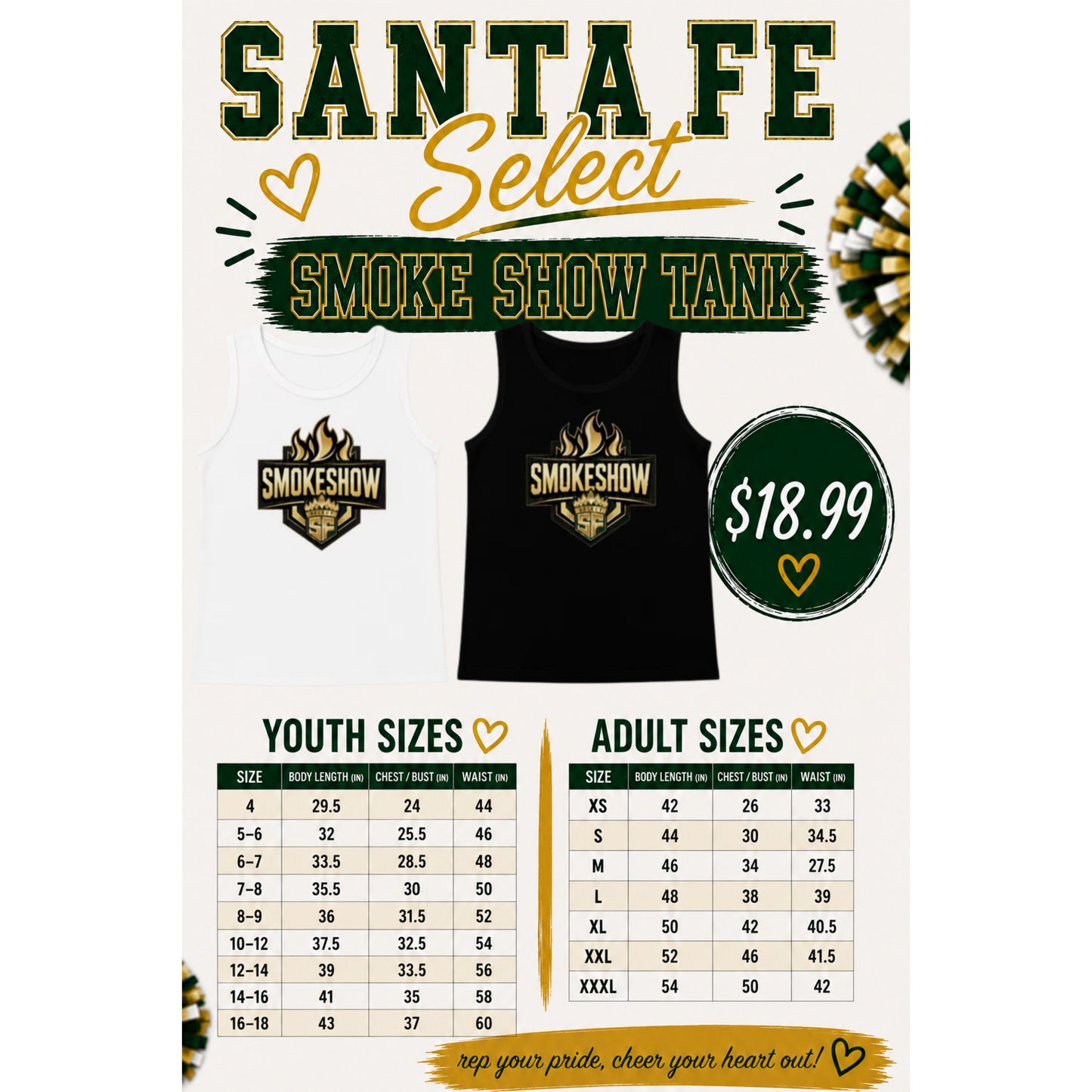 Santa Fe Select Smokeshow Tank