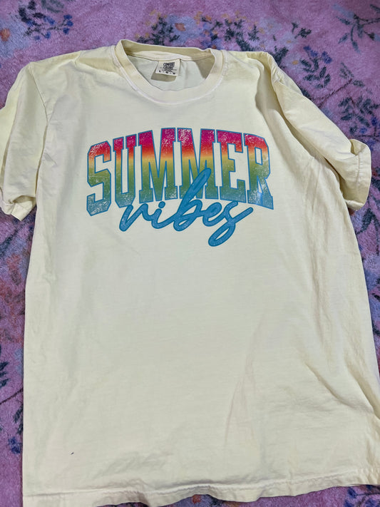 OOPSIE Summer vibes shirt | Large | READY TO SHIP