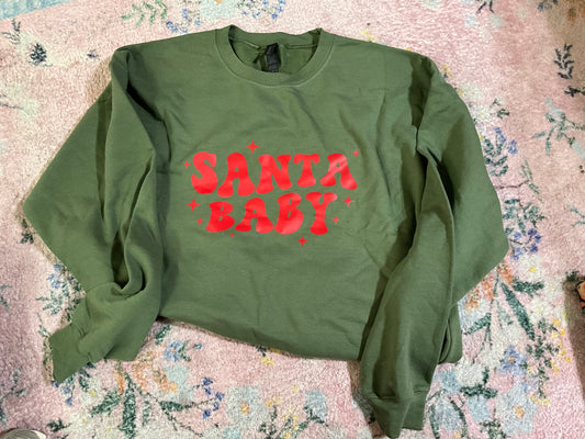 Oopsie Santa baby sweatshirt | 2XL | READY TO SHIP