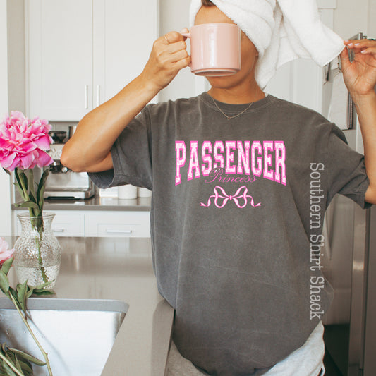 Passenger Princess | Pepper Comfort Colors tee