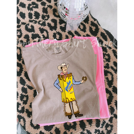 Chocolate Milk Cowboy | Sandstone comfort colors tee