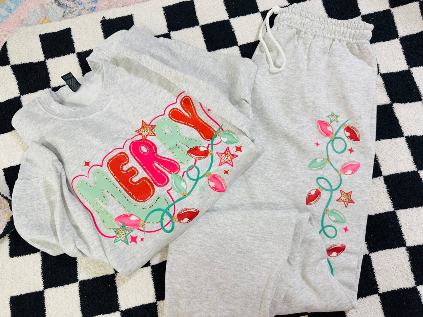 Merry Lights Sweat Set