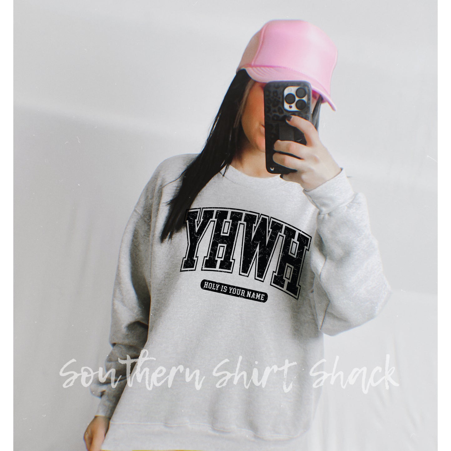 YHWH Sweatshirt | Ash Gray