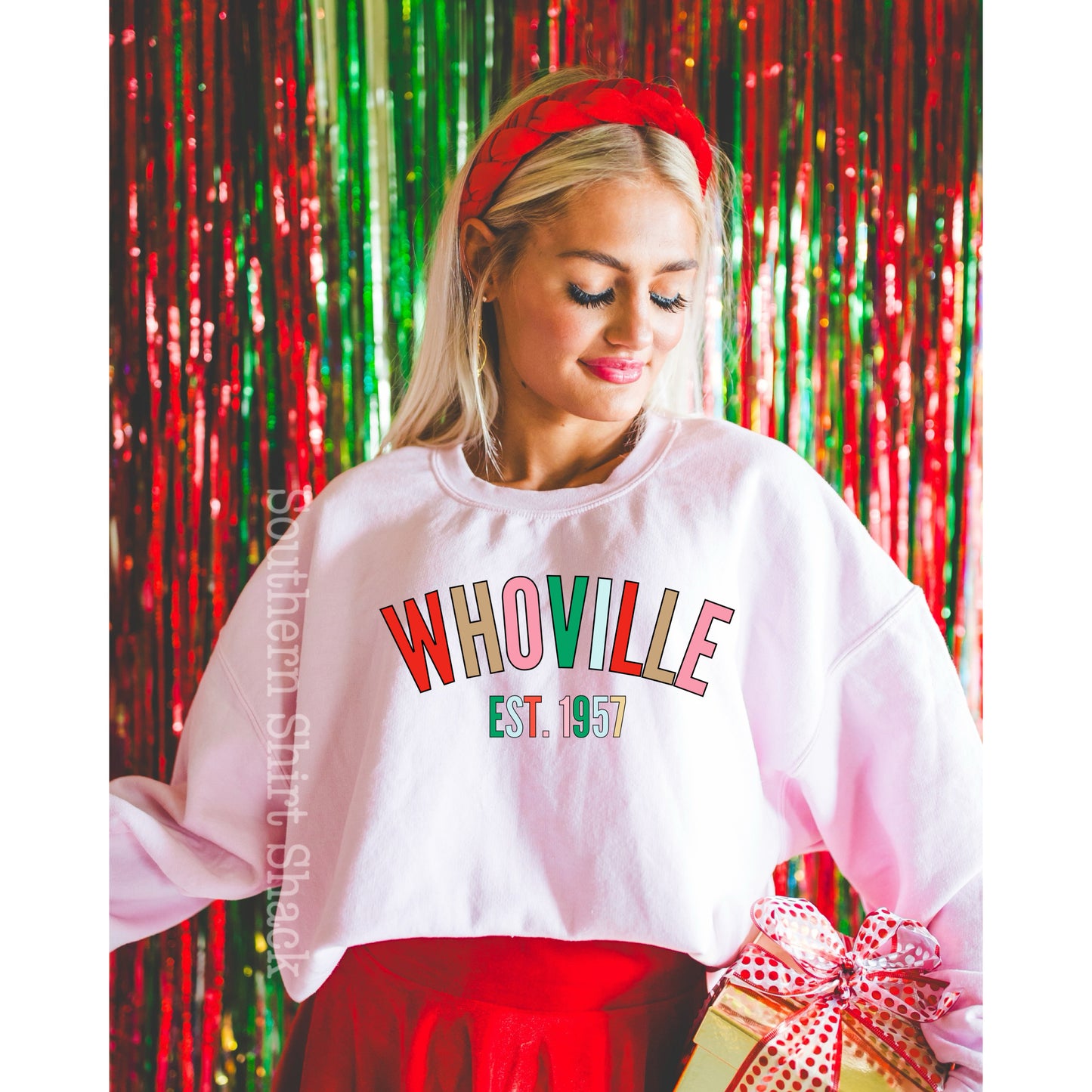 Colorful Whoville | Light Pink Sweatshirt