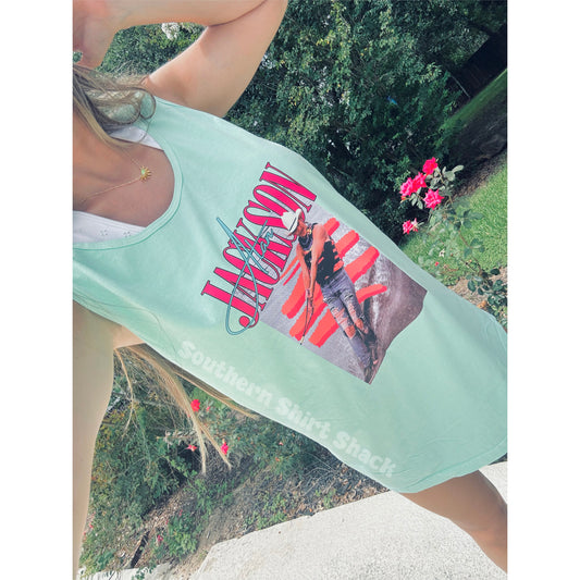 Alan Jackson Chattahoochee Comfort Colors Tank | Island Reef