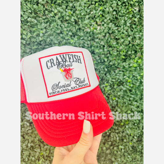 Crawfish Boil Social Club trucker hat