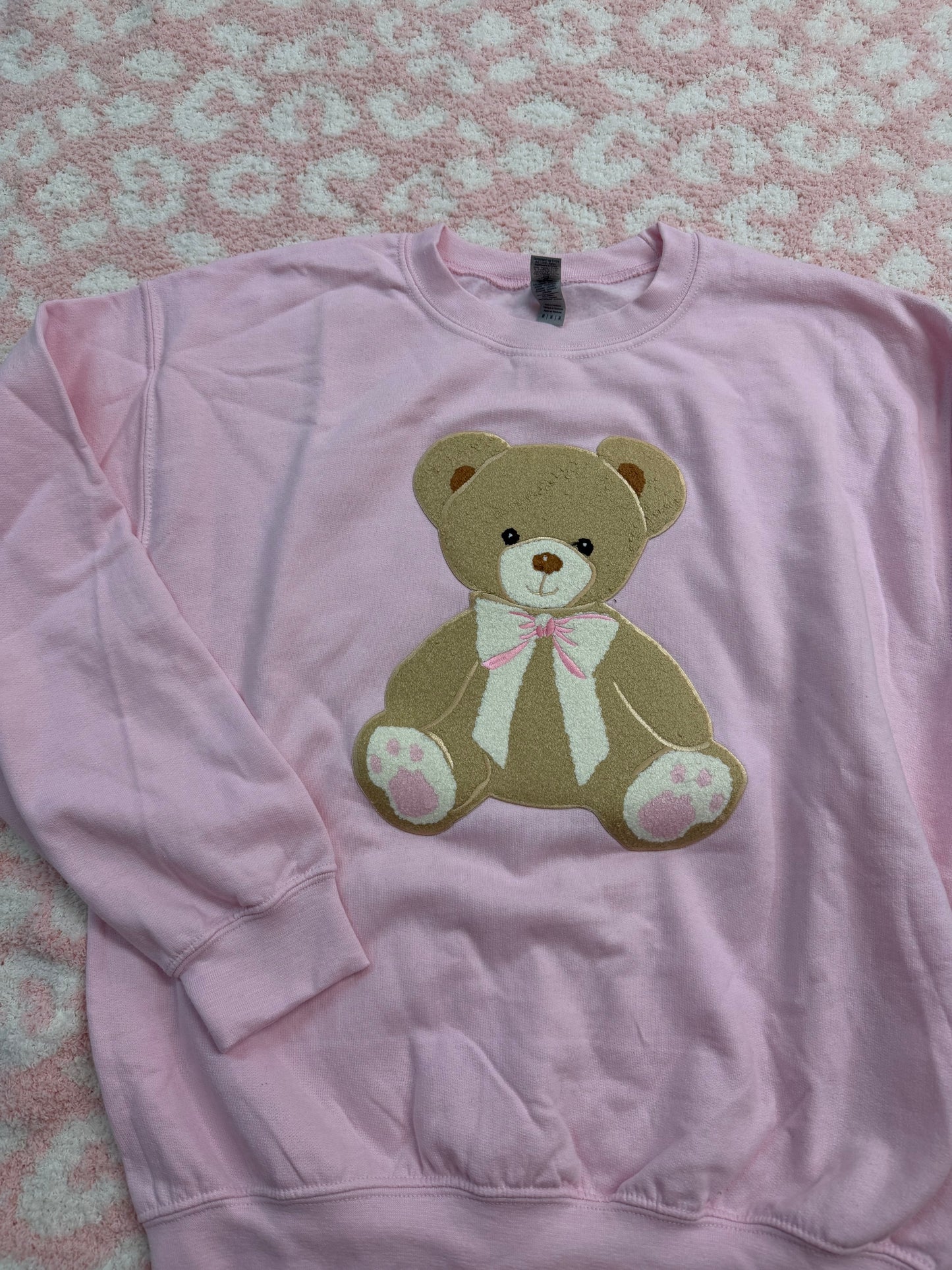 Teddy Patch Sweatshirt | M | READY TO SHIP