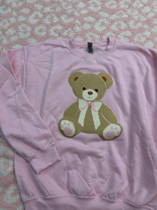 Teddy Patch Sweatshirt | M | READY TO SHIP