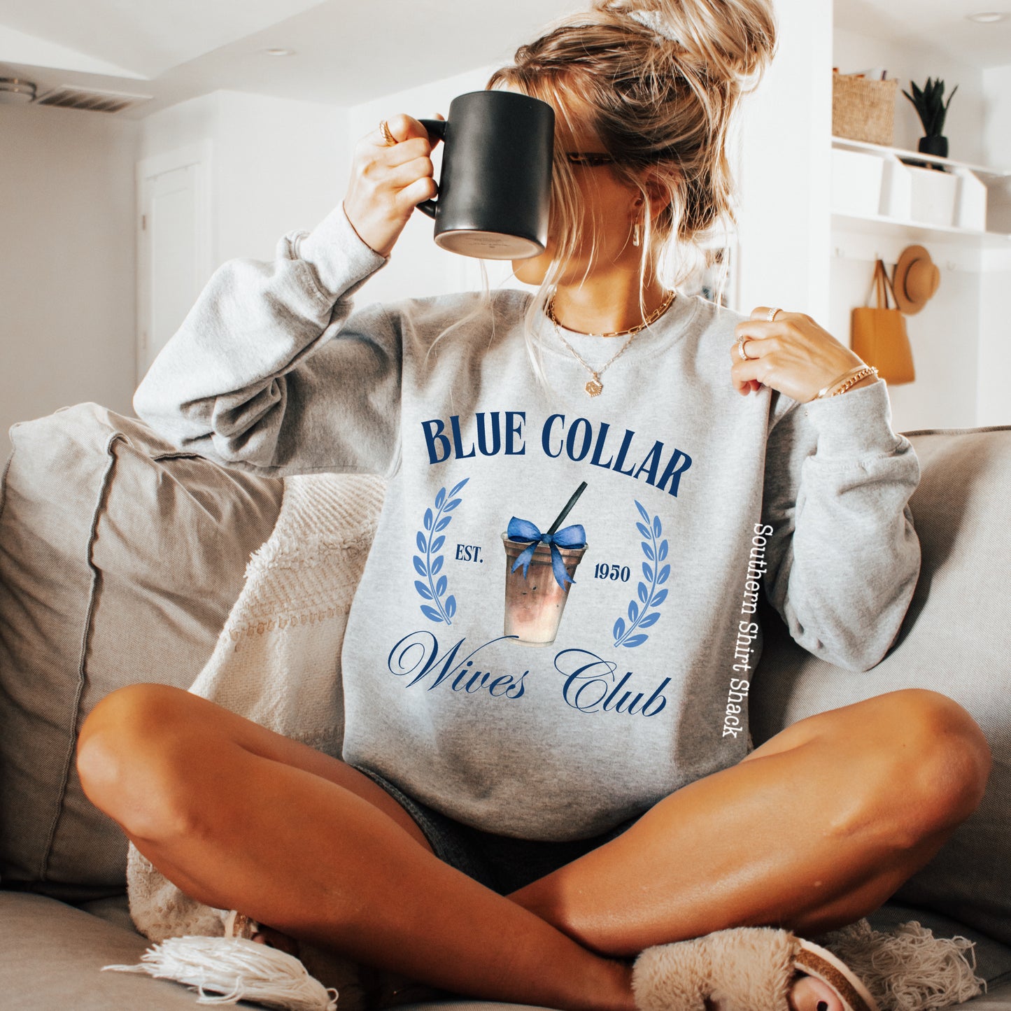 Blue Collar Wives Club | Ash Gray Sweatshirt