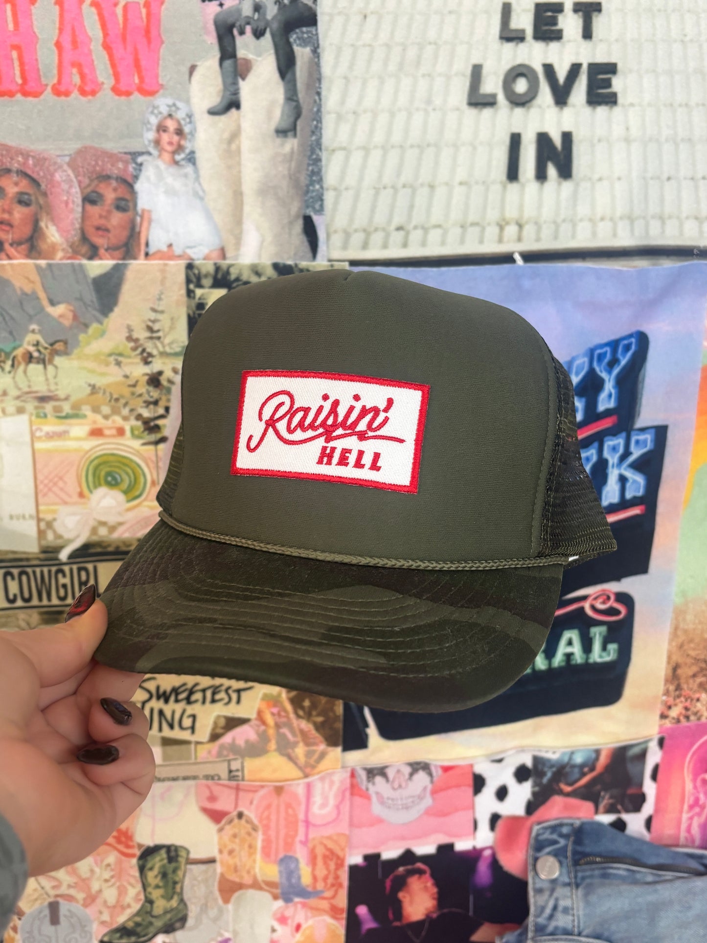 Raisin Hell Trucker Hat | READY TO SHIP