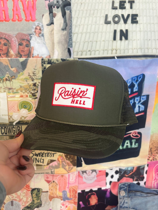 Raisin Hell Trucker Hat | READY TO SHIP