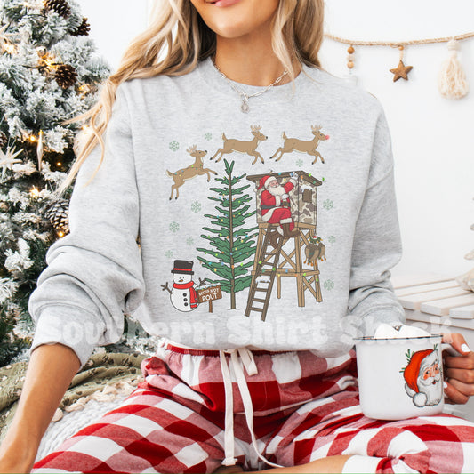 Dear Stand Santa | Ash Gray Sweatshirt