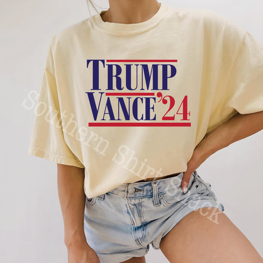 Trump Vance 24 Ivory CC tee