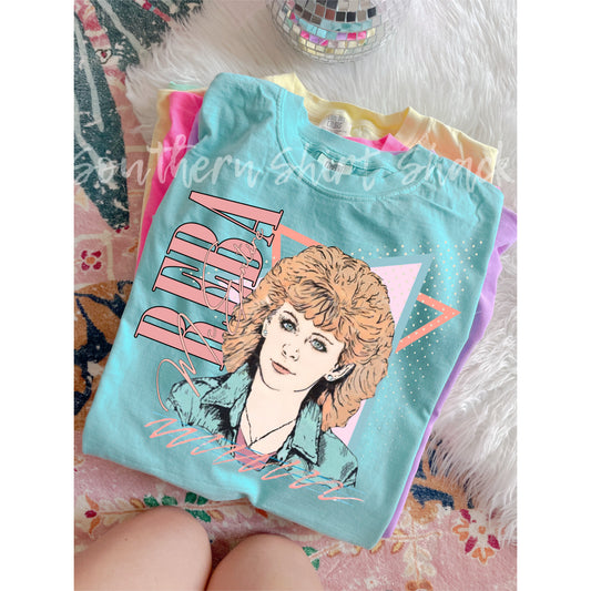 80’s Reba Comfort Colors tee | Chalky Mint