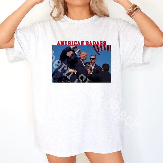 MAGA RALLY TEE | AMERICAN BADA$$