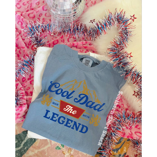 Cool Dad the Legend | Blue Jean CC tee