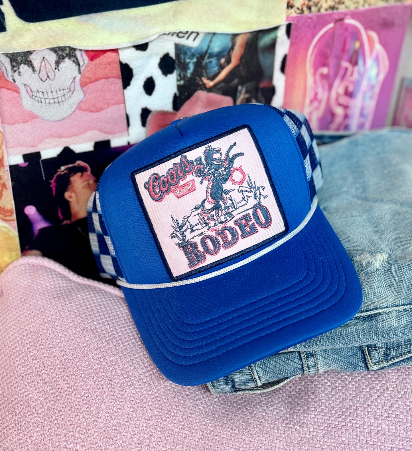 Rodeo Beer Royal Blue Trucker Hat | READY TO SHIP