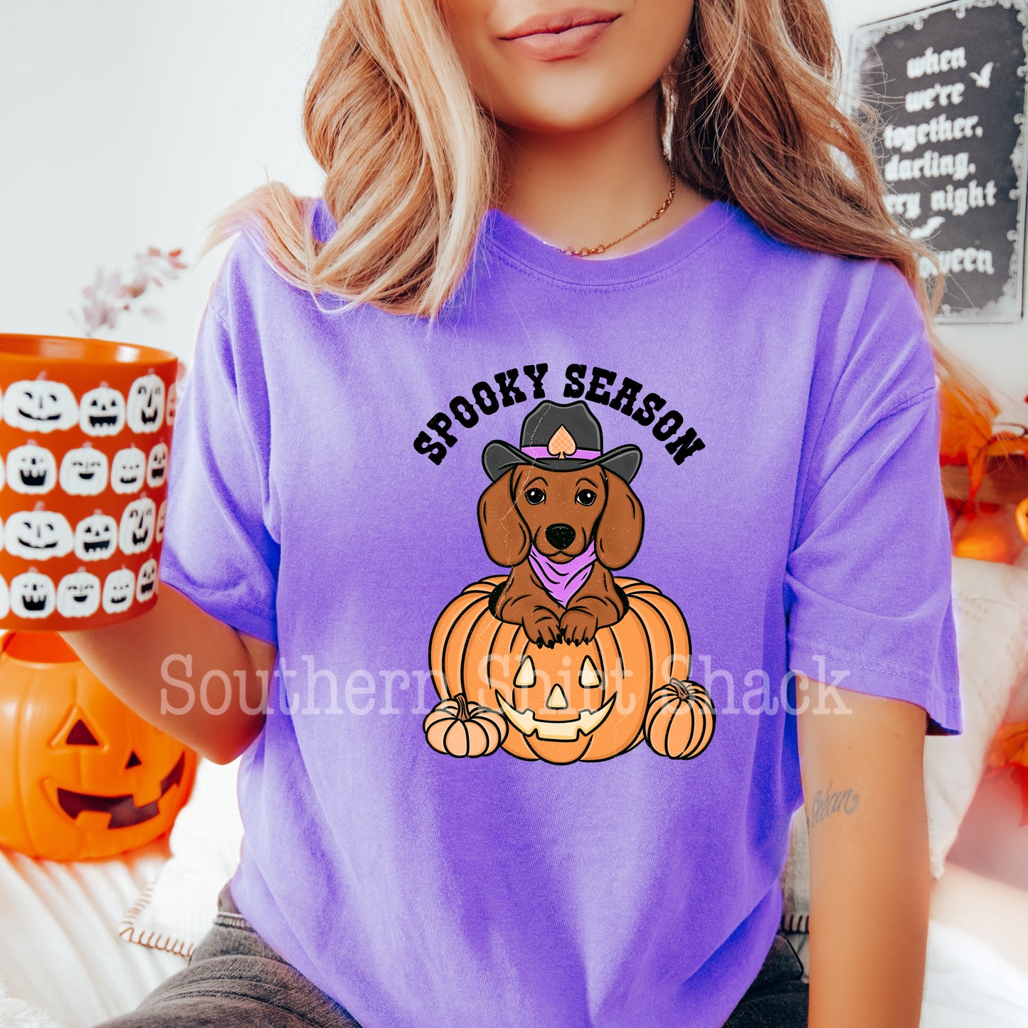 Soooky Weenie Dog  | Violet CC tee