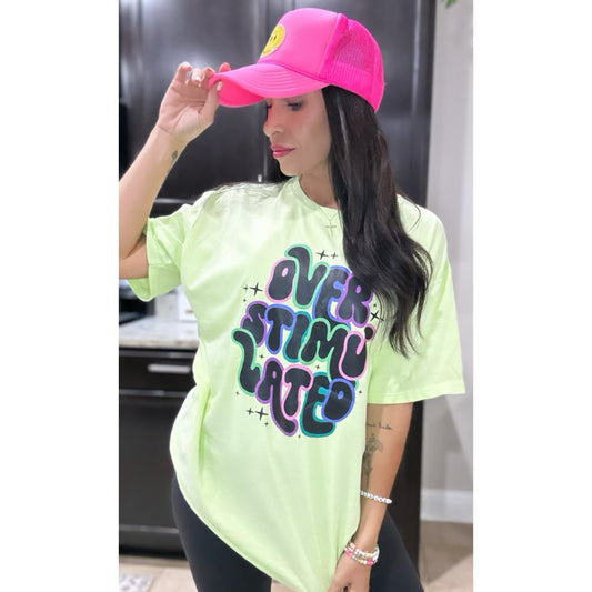 MatteiMom Overstimulated | Comfort Wash Tee