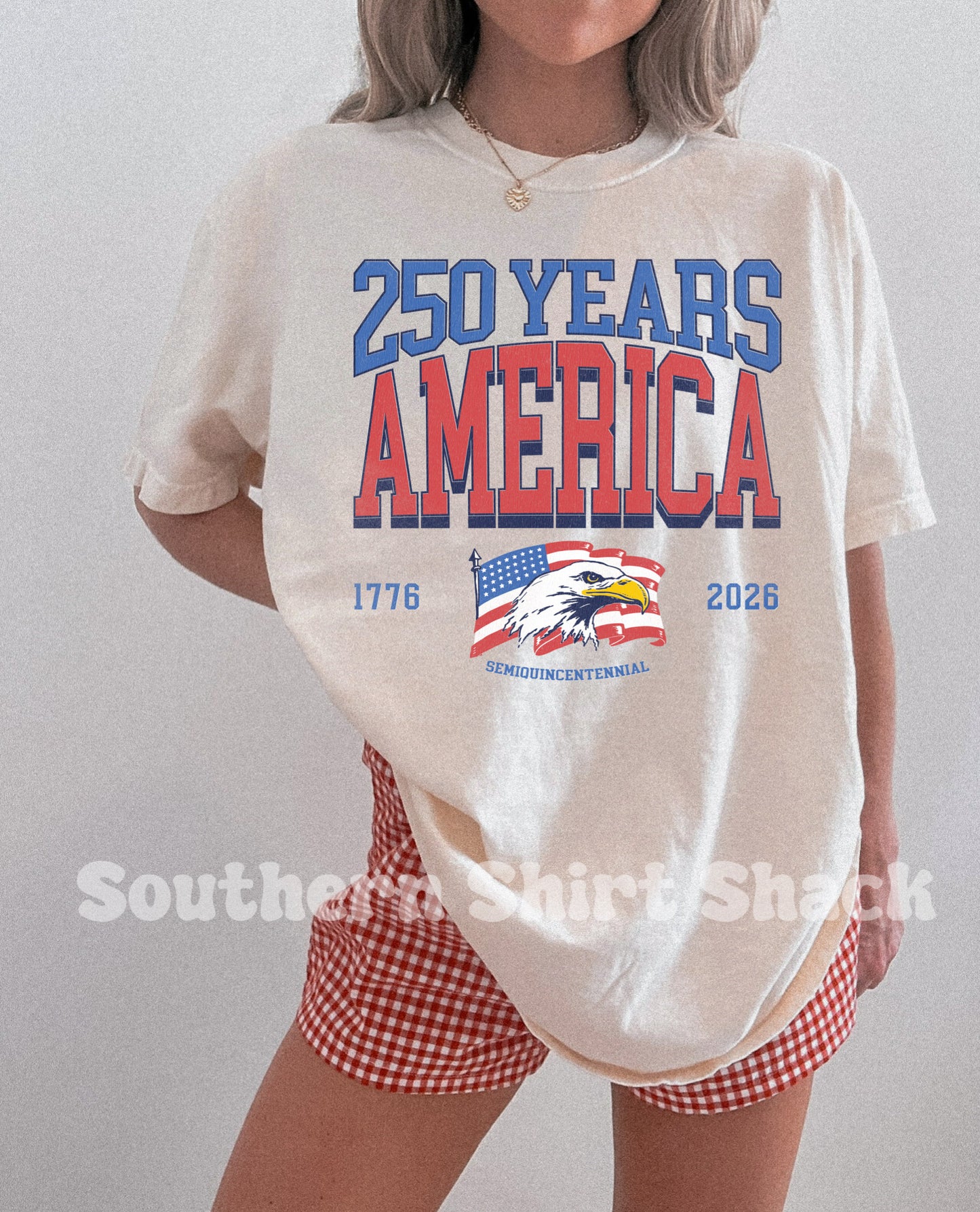America 250 Comfort Colors tee | Ivory
